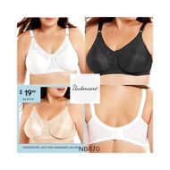 Women's Underwire Bra Full Cup Big Size 36B to 42DD UNDERSCORE Mix Lace Non Padded Underwire Bra Jum