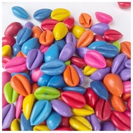 Biji Congklak PLASTIK 75 GRAM KURANG LEBIH ISI 100PC (TIDAK PASTI 100PC-TIDAK BISA KOMPLEN)