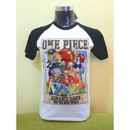 Baju One Piece Original Print Serap Baju One Piece Original Raglan One Piece Straw Hat Crew