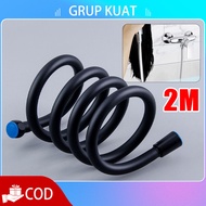 2M PVC Shower Hose Bathroom Jet Shower Hose Prevents Leaks
