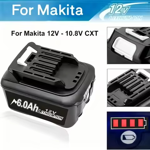 10.8V 12V Max 4.0Ah/6.0Ah Li-ion Rechargeable Battery for Makita BL1040 BL1040B BL1050B BL1020B BL10