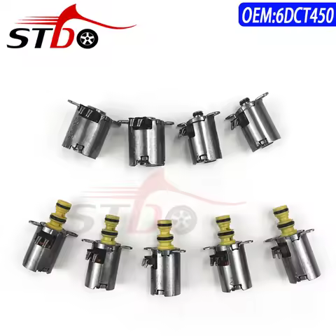 9PCS MPS6 6DCT450 DCT450 Transmission Solenoid Kit For Ford Mondeo Focus Volvo Land Rover 2008 2009 
