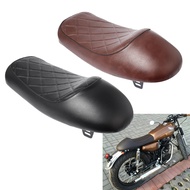 Motorcycle Universal Cafe Racer Seat Custom Vintage Hump Saddle Flat Pan Retro Seats For Honda CB125