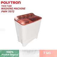 Mesin Cuci 2 Tabung Polytron 7kg PWM 7072