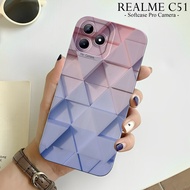 HP REALME C51 2023 - Softcase Pro Camera Bumper Protector Cellphone Silicone Tpu Casing Macaron Moti