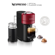 Nespresso Vertuo Next Coffee Machine Red bundle Aeroccino Milk Frother | Coffee Maker | Automated Capsule Coffee Machine Nespresso A3KGCV1-GBRENE2