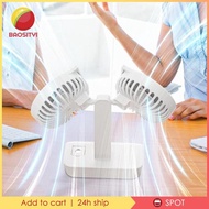 [Baosity1] Desk Fan USB Heads Personal Desktop Table Fan for Bedroom Desktop Home