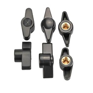 Single-head plastic nut, round-head torx handle nut, plastic adjustable hand-tightening screw and nu