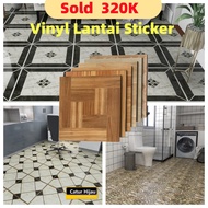 PVC Vinly Floor Self Adhesive Sticker Tile Mozek Lantai Flooring Vinyl Floor Tampal marble Mop LVT KYK Tikar Getah