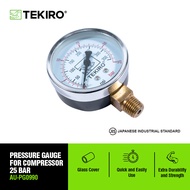 TEKIRO PRESSURE GAUGE FOR COMPRESSOR 25 BAR / PRESSURE GAUGE  / TOOLS / ALAT PERKAKAS