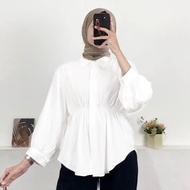 AIKO SHIRT BLOUSE/ KEMEJA KERUT WANITA AIKO SHIRT BLOUSE/KEMEJA REMAJA KEKINIAN