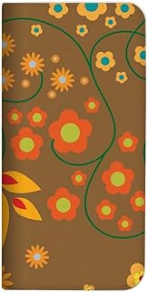 mitas ZenFone6 ZS630KL Case, Notebook Type, No Belt, Flowers, Floral Pattern, Flower Pattern, Brown