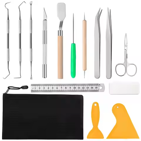 15pcs Weeding Tools Set For Vinyl Craft Weeding Tools Kits For Cricut Scrapbooking Tools DIY Art Too