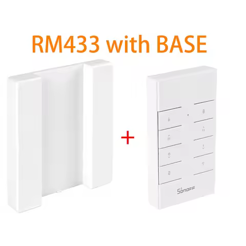 RM433 8 Keys Multipurpose Custom 433 MHz RF Remote Controller BASE Works With SONOFF RF/Slampher/4CH