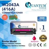 Compatible 416A W2043A Magenta Toner for HP Laserjet Pro M454nw M454dn M454dw MFP M479dw M479fnw M47