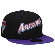 NEW ERA 9FIFTY ARIZONA DIAMONDBACKS SCRIPT BLACK SNAPBACK CAP