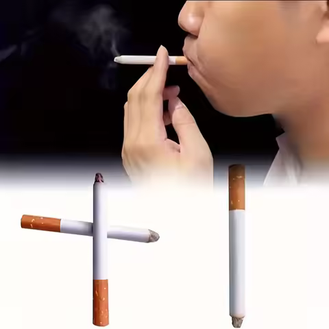 Fake Cigarette, Short Video Shooting, Role-Play Props, Smoke-Blowing Simulated Cigarette