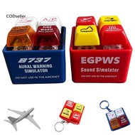 CODS Aviation Keychain Egpws Warning Sound Simulator Realistic Aircraft Keychain with Egpws Warning 