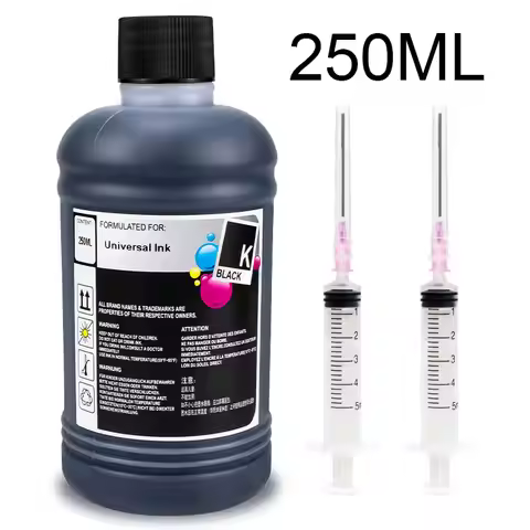 Universal Ink Refill Dye Kit Compatible For HP Canon Epson Brother Deskjet Printer EcoTank Cartridge