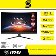 MSI 32" G32C4X VA 250HZ FHD 1500R CURVED GAMING MONITOR