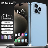 【Flagship Fast Shipping】 Smartphone i15 Pro Max Face Identification Unlock  | 5G Full Net Global Pas