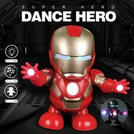 Dancing Avengers Hero Toy Music Light Dancing Electric Robot Toy, Iron Man, Spider-Man, Batman, Hulk, Avengers