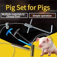 Bigdarkeyes Safe Stainless Steel Piggy Catcher Dog Pig Holder Catcher Delicate Craft for Livestock