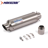 51mm Universal Moto motorcycle exhaust pipe carbon fiber exhaust Muffler With DB Killer LEOVINCE exh