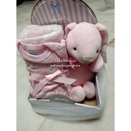 [Ready Stock] ANAKKU Newborn Baby Hamper Gift Set Girl (Rabbit) 3pcs 0-3 month