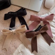 Threaded Dovetail Streamer Butterfly Hair Clip Oversized Simple Korean Style Clip