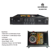 Power Soundqueen SQ6004 PRO sq 6004pro 4 channel