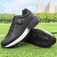 Waterproof Golf Shoes Men High quality Leather Professional Outdoor Golfing Sneakers Walking Exporte