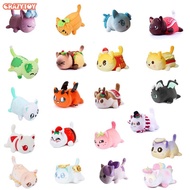 【SUPER CUTE】Meows Aphmau Plush Toy Soft Cat Stuffed Animal Toys Food Cat Coke Cute Hamburgers Bread 