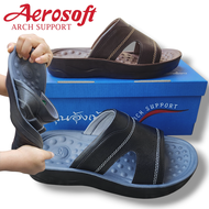 ของแท้เช็ครีวิว ดูวีดีโอได้(เท้าอ้วน เท้าบาน หน้าเท้ากว้าง ปวดส้น)Aerosoft รองเท้าแบบสวม เพื่อสุขภาพ