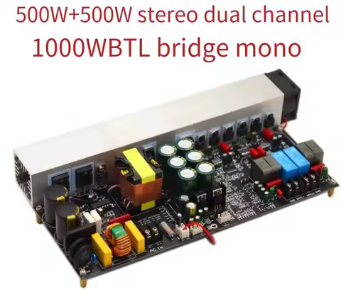 YD1000W High Power Class D Digital Amplifier Board Dual Channel 500W * 2 Bridge 1000W with Switching