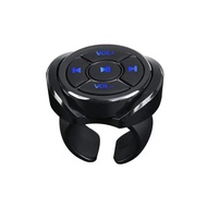 Kebidumei Wireless Bluetooth Remote Controller Media Button Car Motorcycle Bike Steering Wheel Music