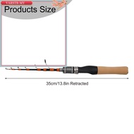 <VARSTR>Portable Telescopic Casting and Spinner Fishing Rods UL Horse Mouth Rod 4-10lb