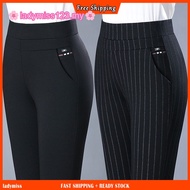 Plus Size M-5XL Long Legging Pants Women Casual Black Office Tight Skinny Stretchable Formal Harem W