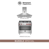 Bertazzoni RIS95C61LBX Free Standing Range Cooker Bundle 2(RIS95C61LBX + KPL90PLAG1XA)