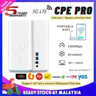 【﻿WIFI】Router Sim Card Modem 4G/5G CPE PRO LTE Cat12 Up To 1000Mbps 4G AC1200 WIFI Router