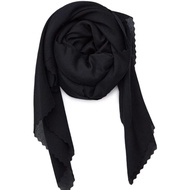 Et Cetera plain square scarves