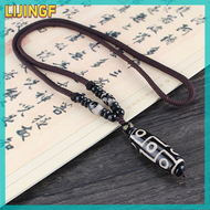 LIJINGF เก้าตาทิเบต dzi จี้ Choker nacklace NATURAL ทิเบตลูกปัดโชคดีของขวัญ