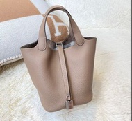 Hermes Picotin 18 DO 奶茶銀扣