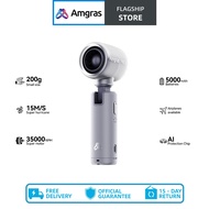 Amgras MetaHeld Fan Pro2 handheld hanging umbrella fan portable foldable mini turbo kipas speed adju