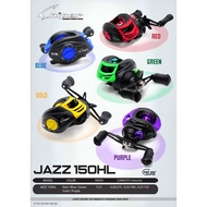REEL + ROD + LINE COMBO SET SNIPER JAZZ 150HL + OPASS SHERKARY ROD + GIGAFLI 20LB baitcasting combo 