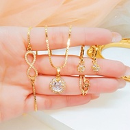 Xupingmurah - bundling package of 4 women's accessories SET12UI contains bracelets, necklaces, earri