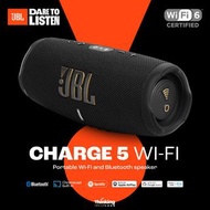 JBL Charge 5 WiFi/Bluetooth Speaker (限量版) - 黑金色