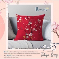 KATUN Tokyo grey cotton beverly motif sofa cushion cover/ cushion cover size 40x40cm 45x45 cm