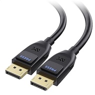 Cable Matters VESA Certified 40Gbps DisplayPort 2.1 Cable 2m/6.6ft, DP40 Cable 8K 120Hz, 4K 240Hz in Black with FreeSync, G-SYNC and HDR for Gaming Monitor, PC, RTX 4080/4090, RX 7900