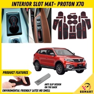 INTERIOR SLOT MAT PROTON X70 Dashboard X70 Accessories X70 Karpet Getah Saga Carpet X70 Storage Mat Panel Coaster cup